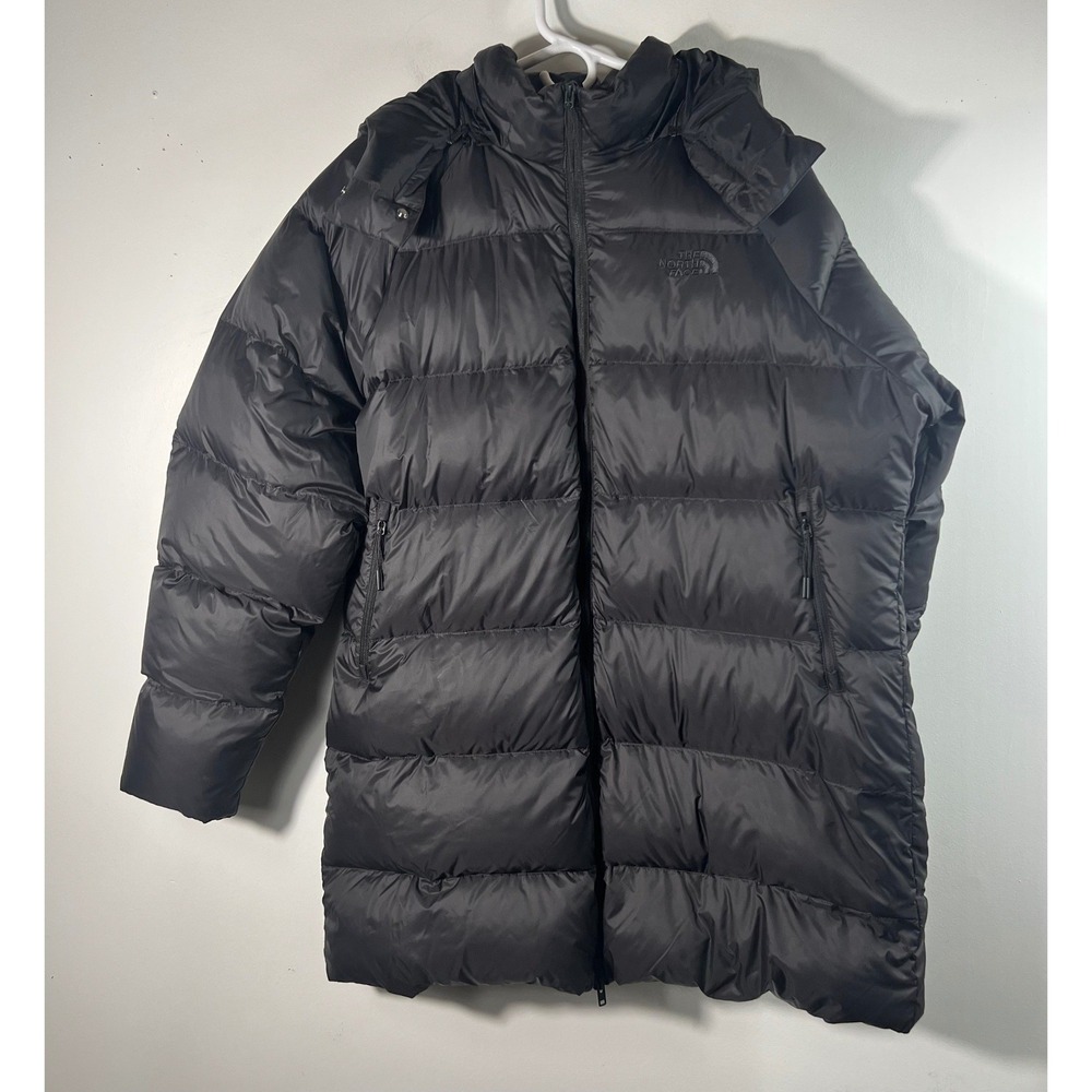 Womens The North Face Hydrenalite City Down Hooded Parka Coat Black 2XL 600 NWOT